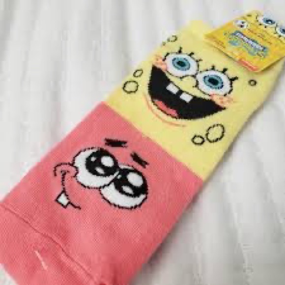 SpongeBob SquarePants Women's No Show Socks 1-Pack size 4-10 new Nickelodeon - Picture 3 of 6